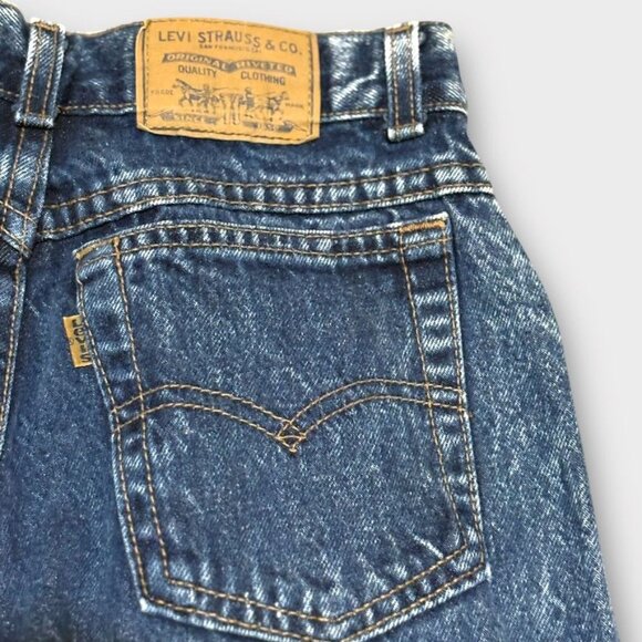 Vintage Levi's 90s Orange Tab 27 Waist Made in USA Blue Acid Wash Denim Retro - Picture 4 of 10